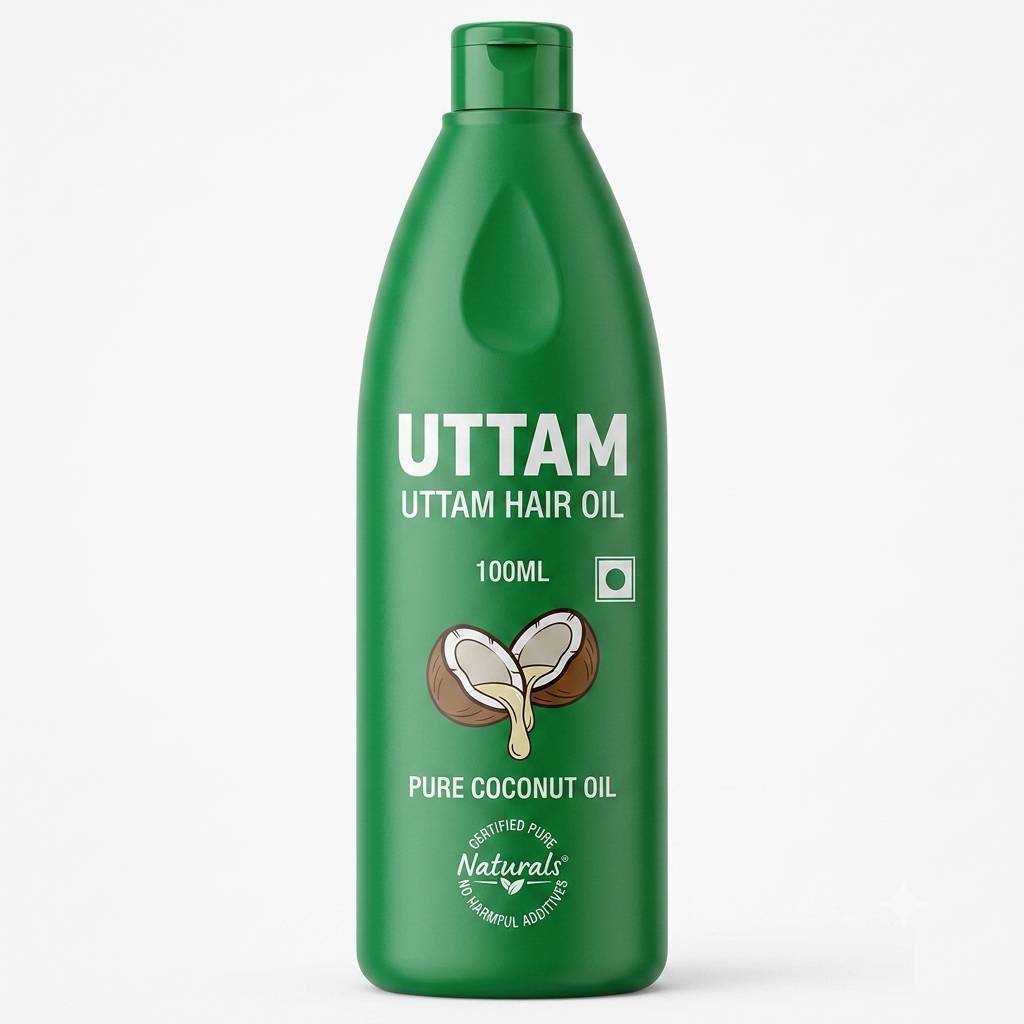 200ML UTTAM HAIR OIL PER CARTOON