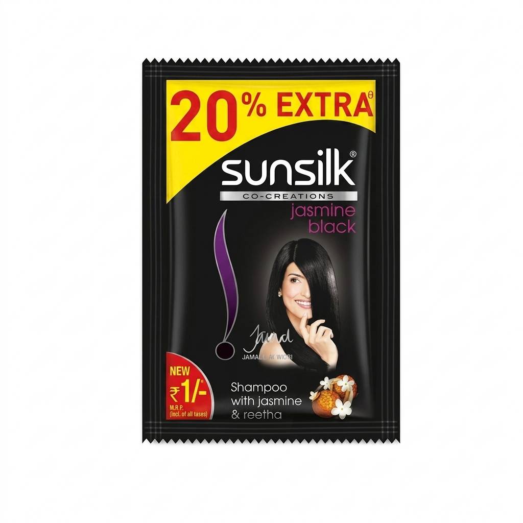 SHAMPOO SUNSILK BLACK 1/- CARTOON