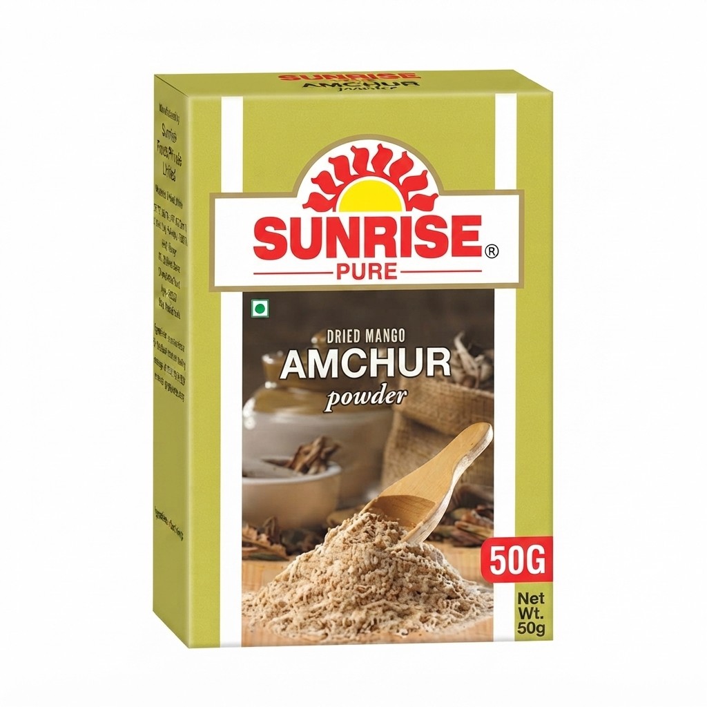 SUNRISE DRY MANGO 50GM BOX MRP