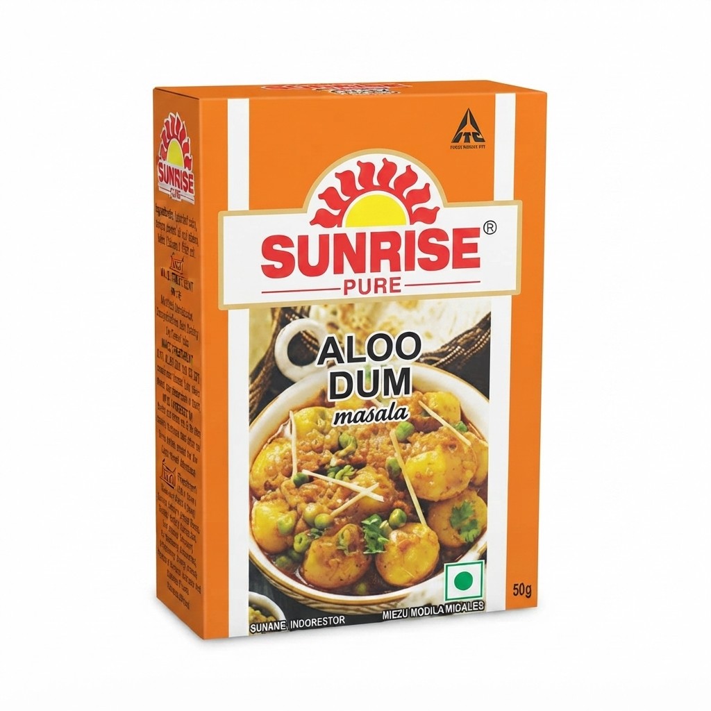 SUNRISE ALOODUM MASALA 50GM BOX MRP