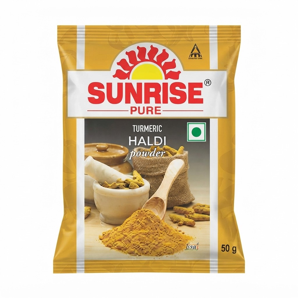 50GM HOLUD SUNRISE BRAND 1KG