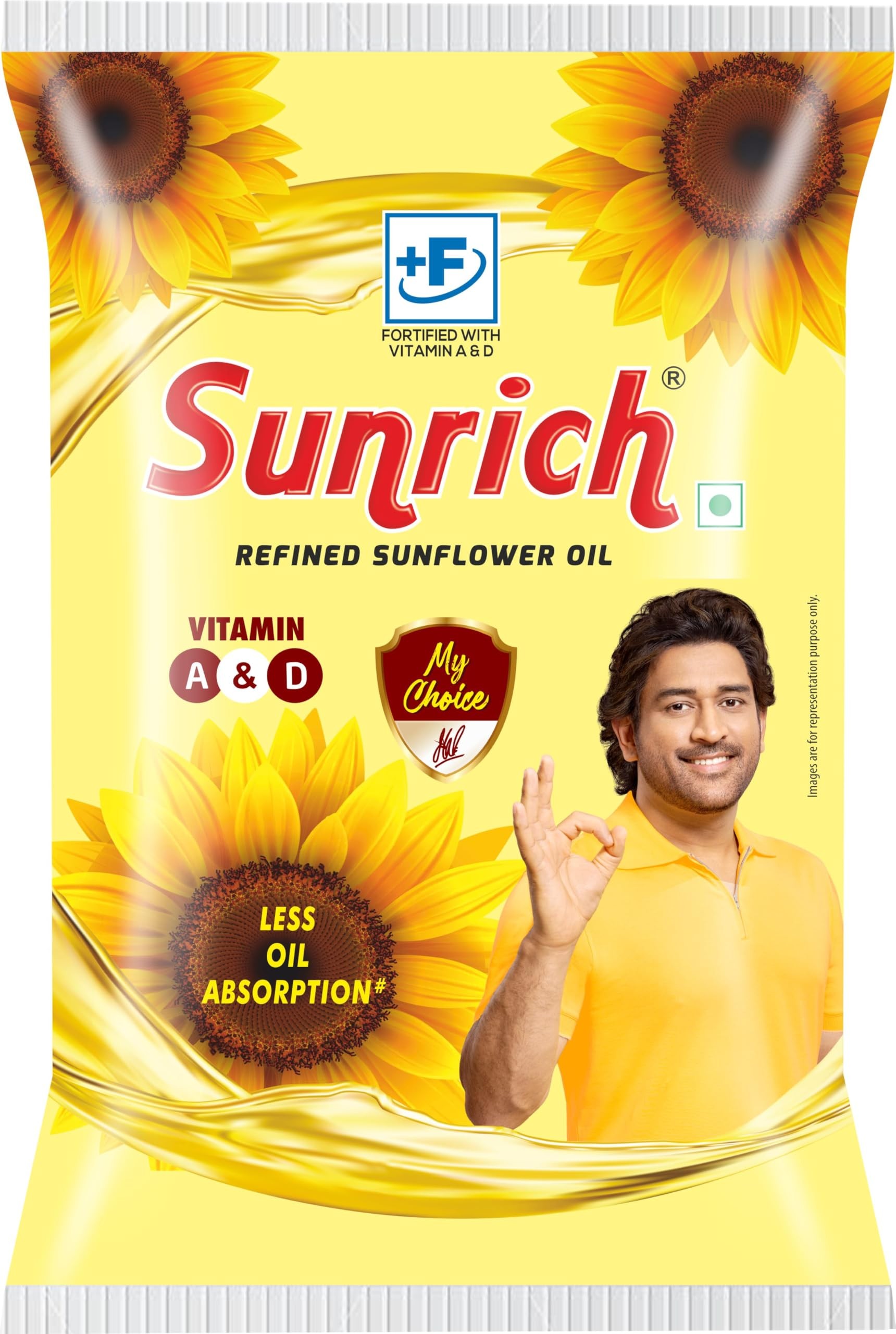 SUNRICH 750GM SUNFLOWER OIL POUCH