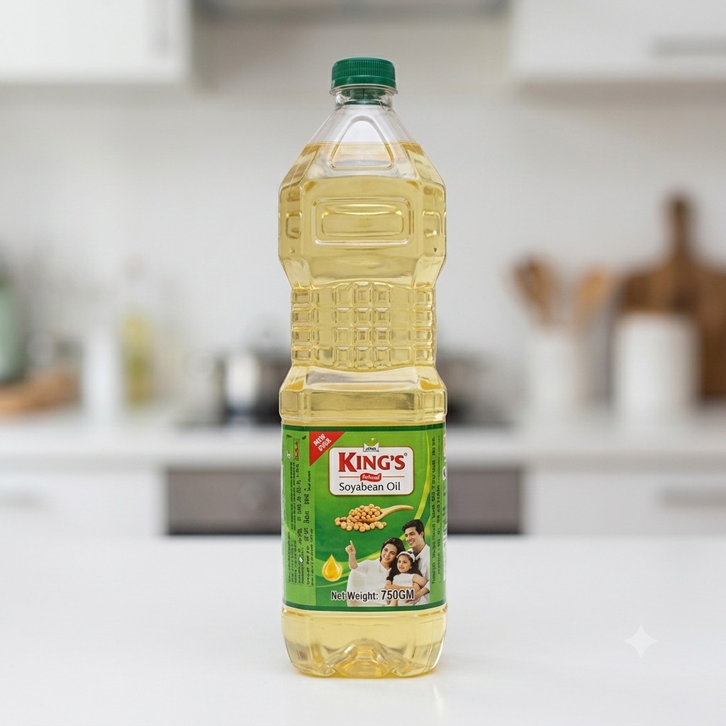 KINGS SOYABEAN OIL 750GM BOTTLE