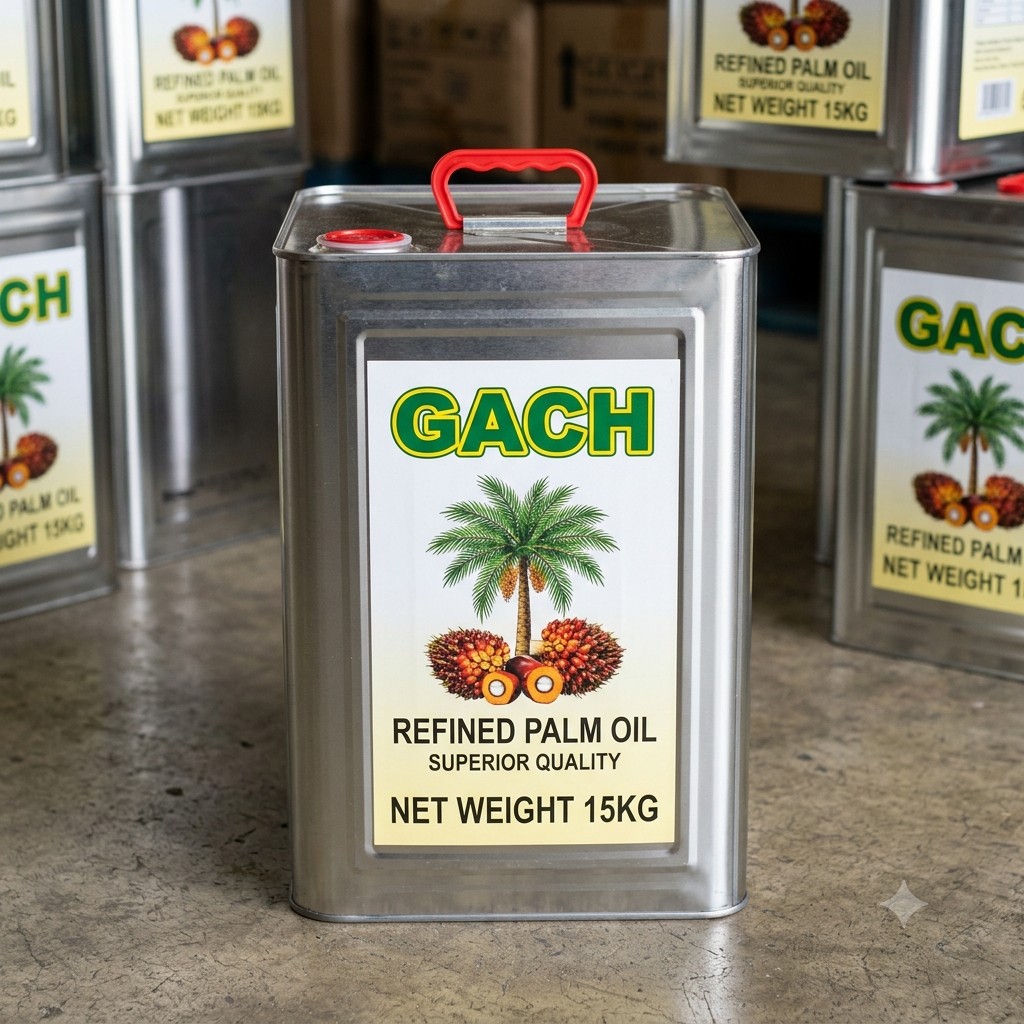 GACH PALM OIL 15KG TIN