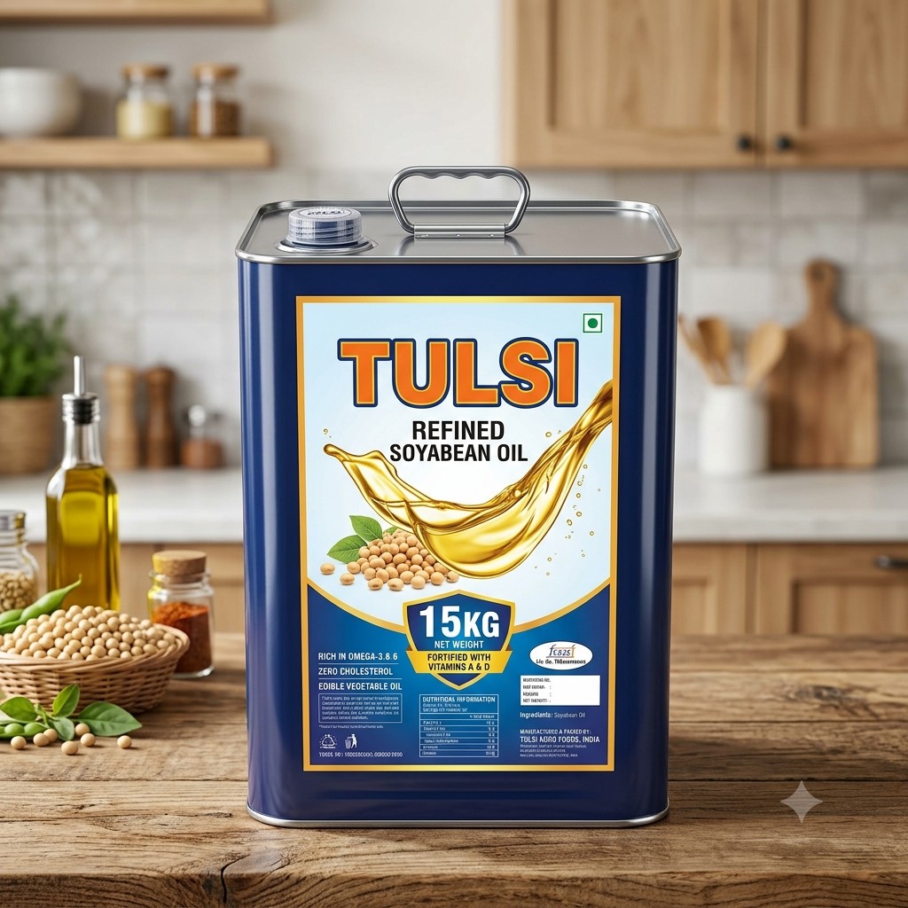 TULSI REFINED SOYABEAN OIL 15KG