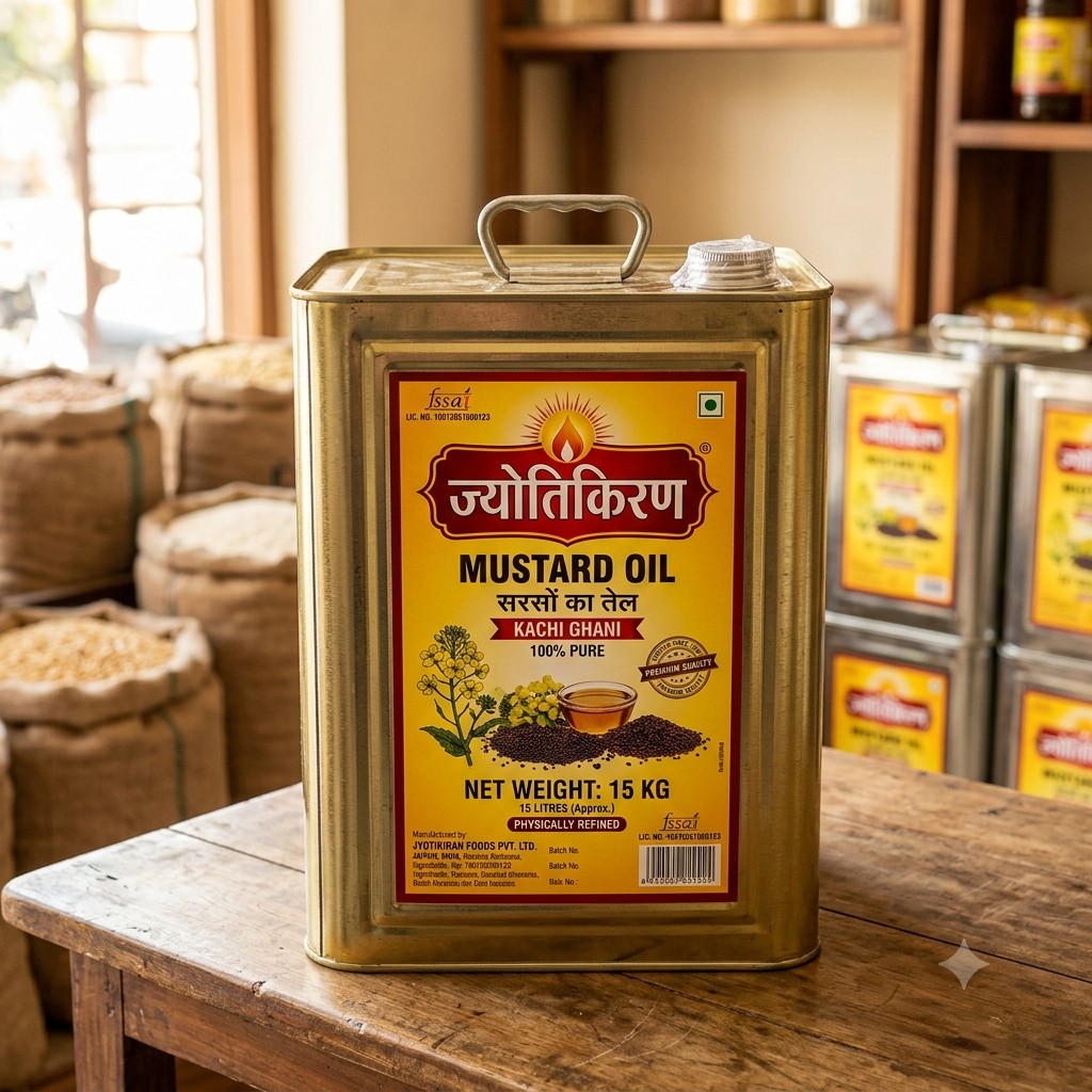 JYOTIKIRAN MUSTARD 15KG TIN