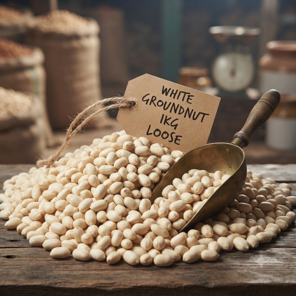 WHITE GROUNDNUT LOOSE 1KG