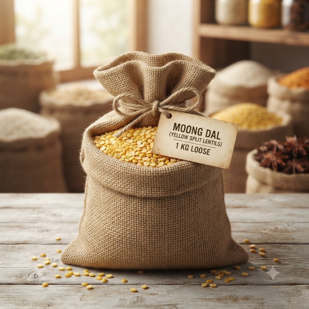 MOONG DAL SMALL 1KG LOOSE