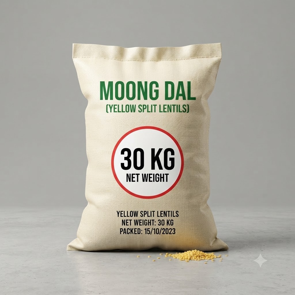 MOONG DAL SMALL 30KG BAG