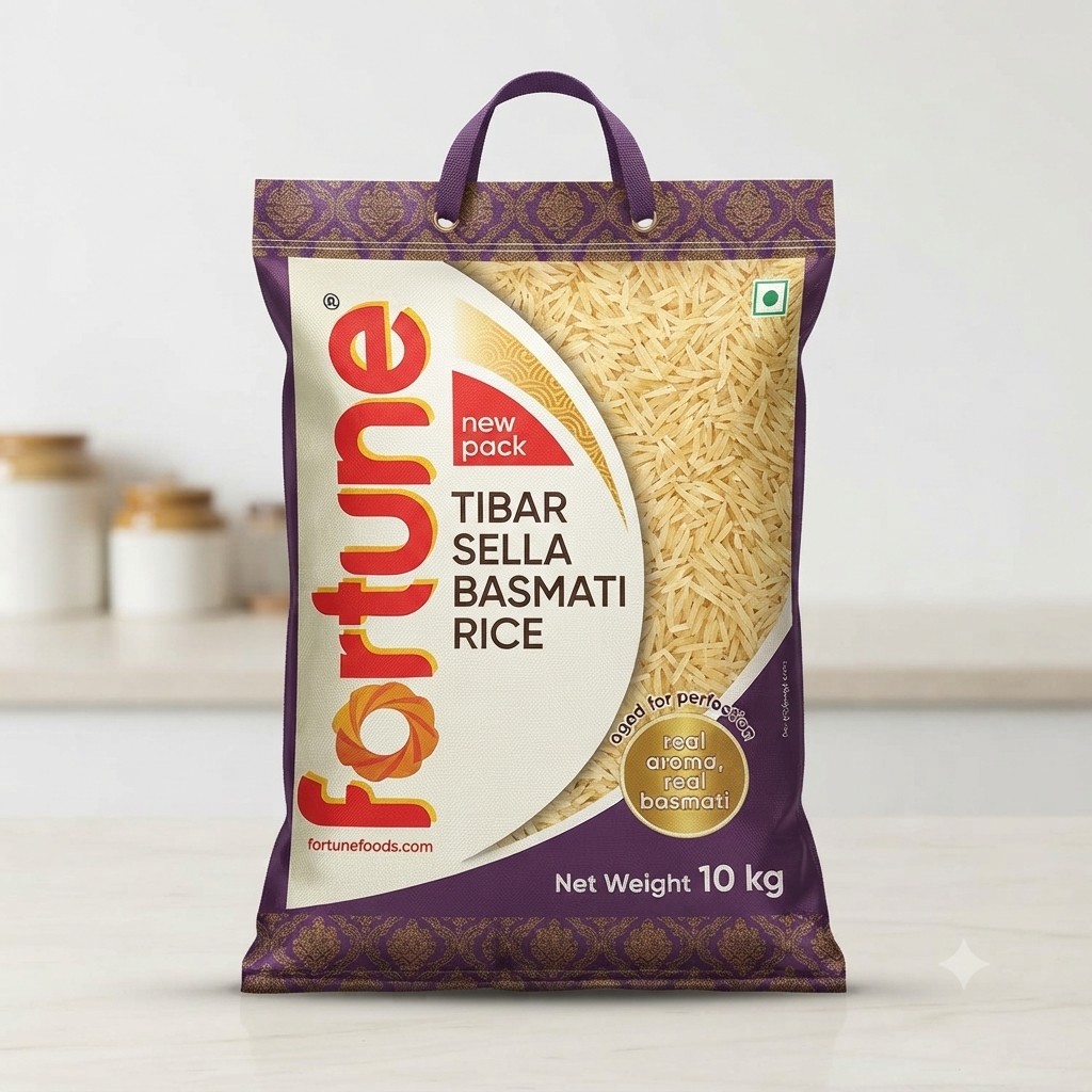 FORTUNE TIBAR SELLA BASMATI RICE 10KG BAG