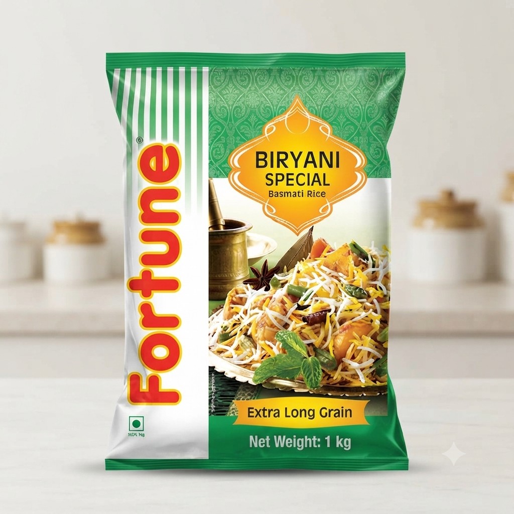 FORTUNE BIRYANI SPECIAL BASMATI RICE 1KG