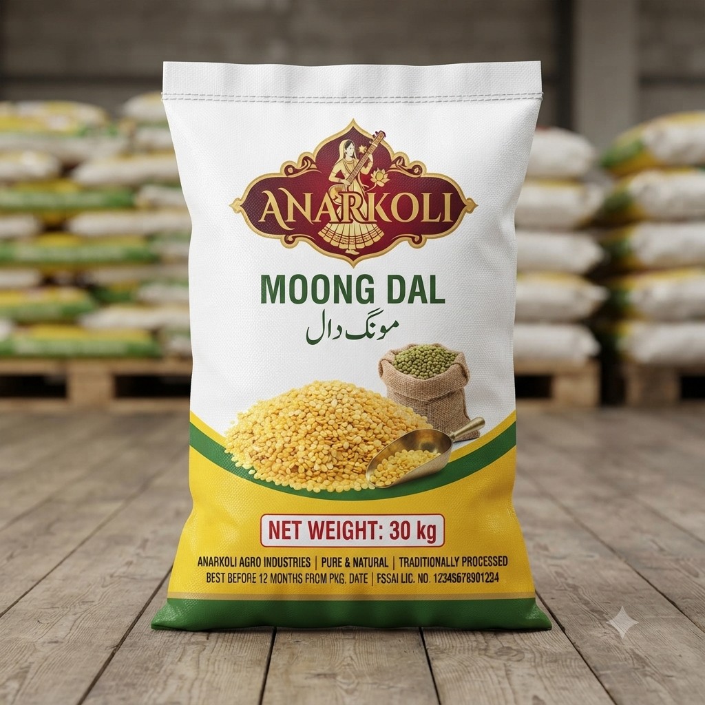 MOONG DAL SONAR BANGLA 30KG BAG