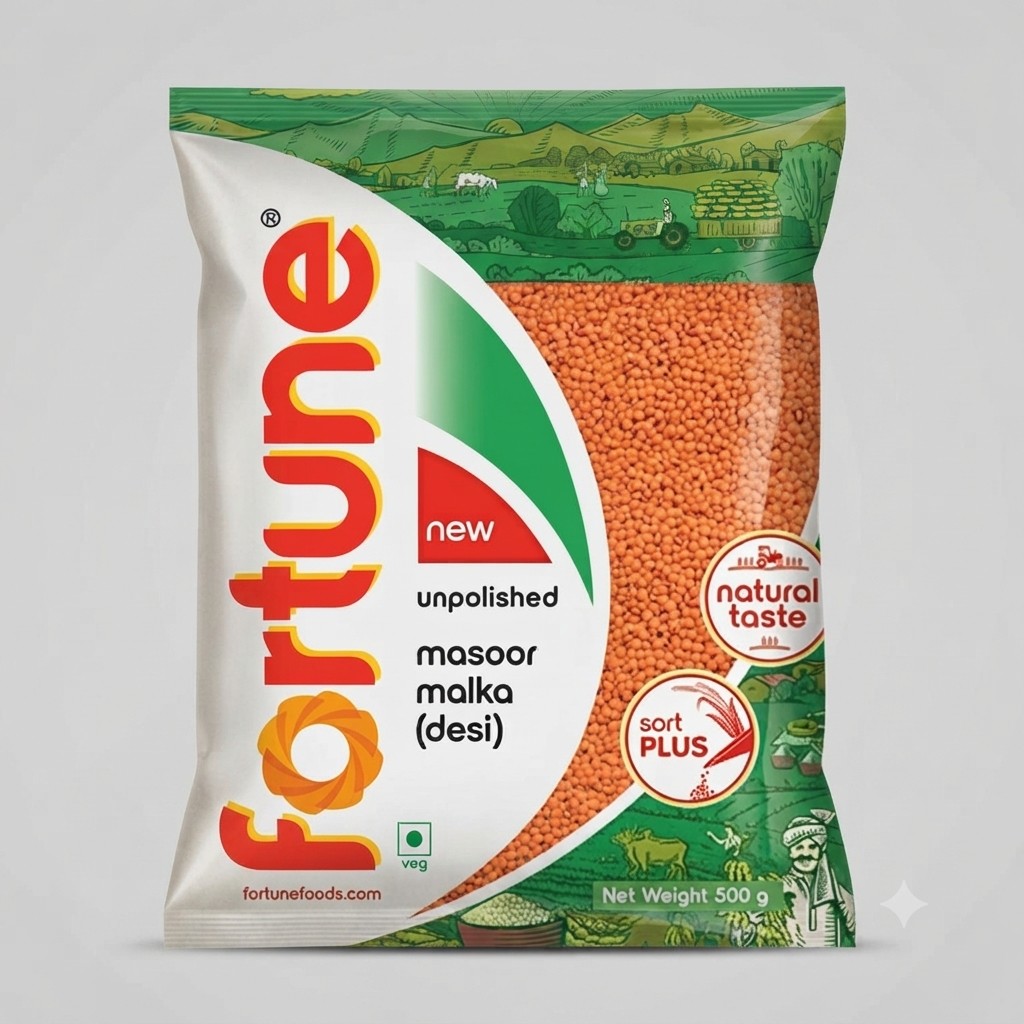 MASOOR DAL SMALL FORTUNE 500GM