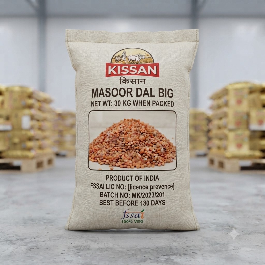 MASOOR DAL BIG 30KG BAG