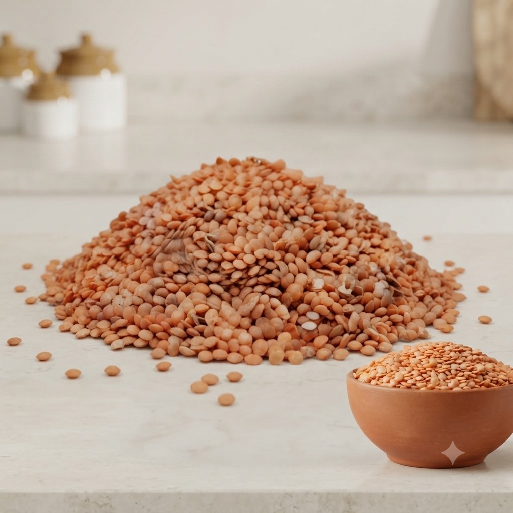 MASOOR DAL MEDIUM 1KG LOOSE
