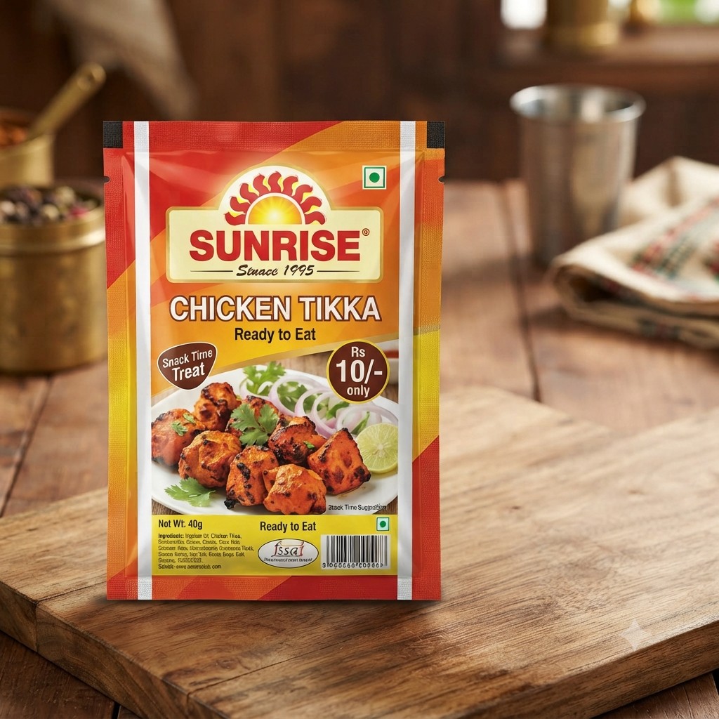 SUNRISE CHICKEN TIKKA 10/- HANGER