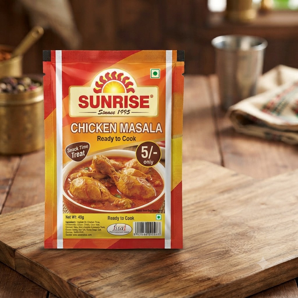 SUNRISE CHICKEN MASALA 5/- HANGER