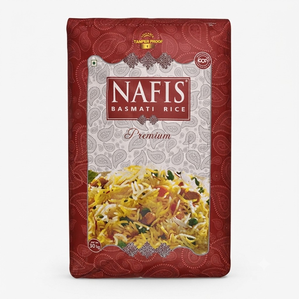 NAFIS BASMATI RICE 30KG