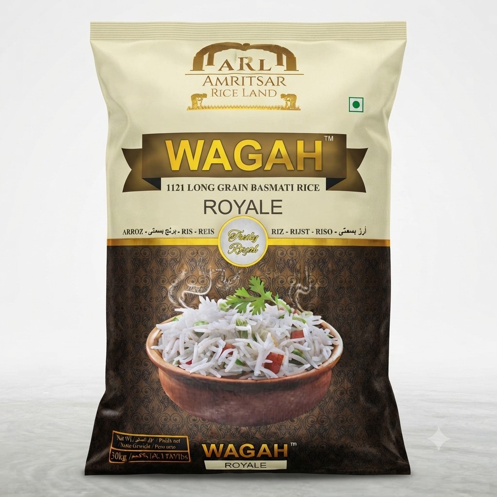 WAGAH ROYALE BASMATI RICE 30KG